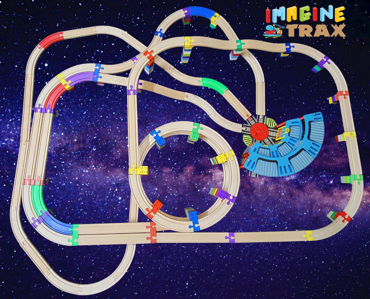 Spiral Mountain train Shed MEGA Set