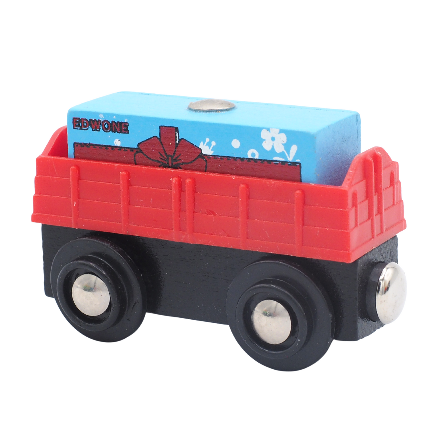 6 pack of Wooden Tenders for Wooden Train Tracks