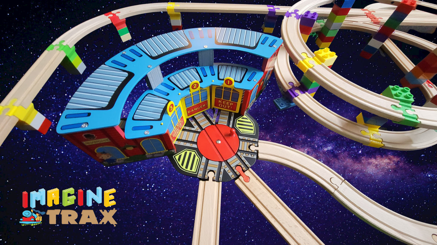 Spiral Mountain train Shed MEGA Set