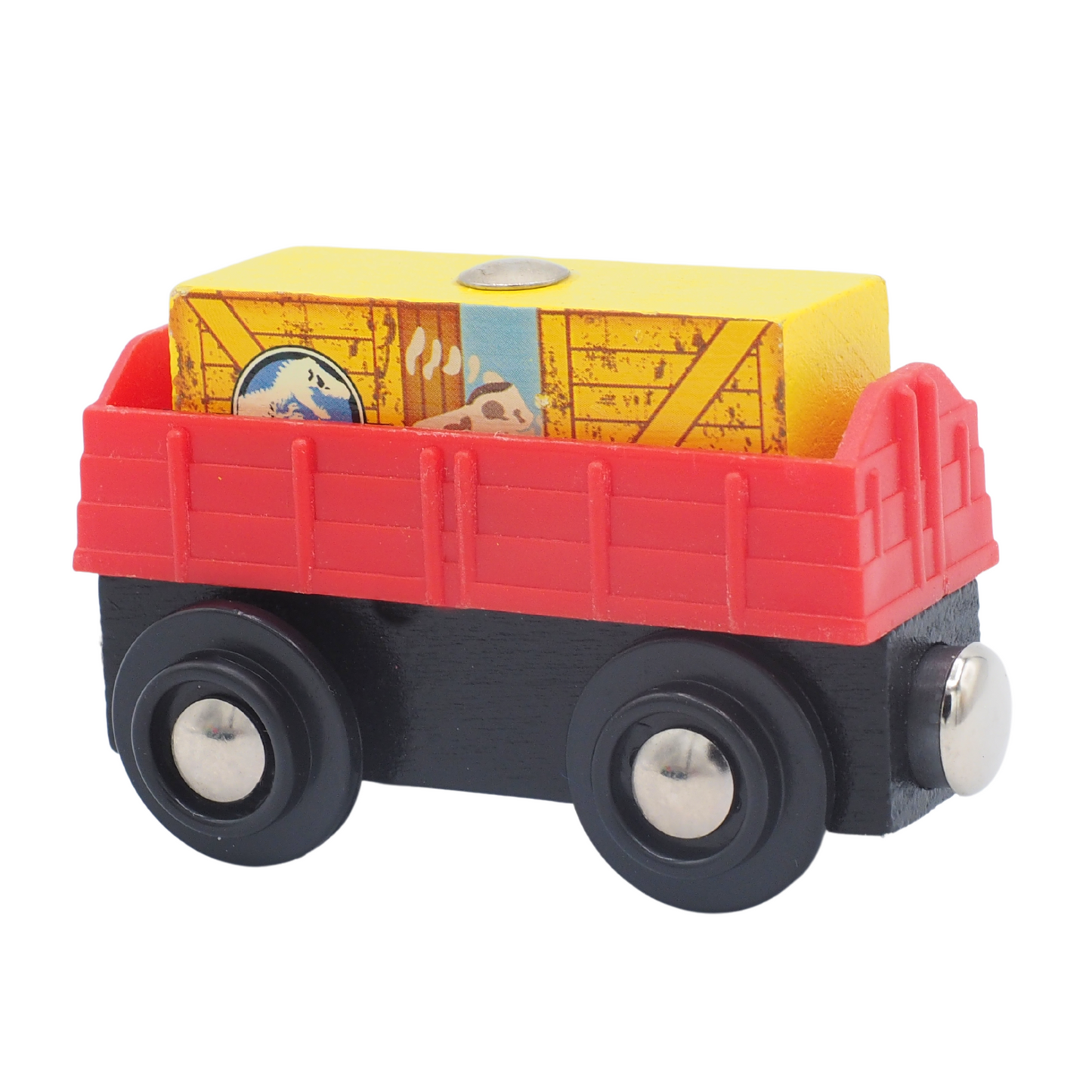 6 pack of Wooden Tenders for Wooden Train Tracks