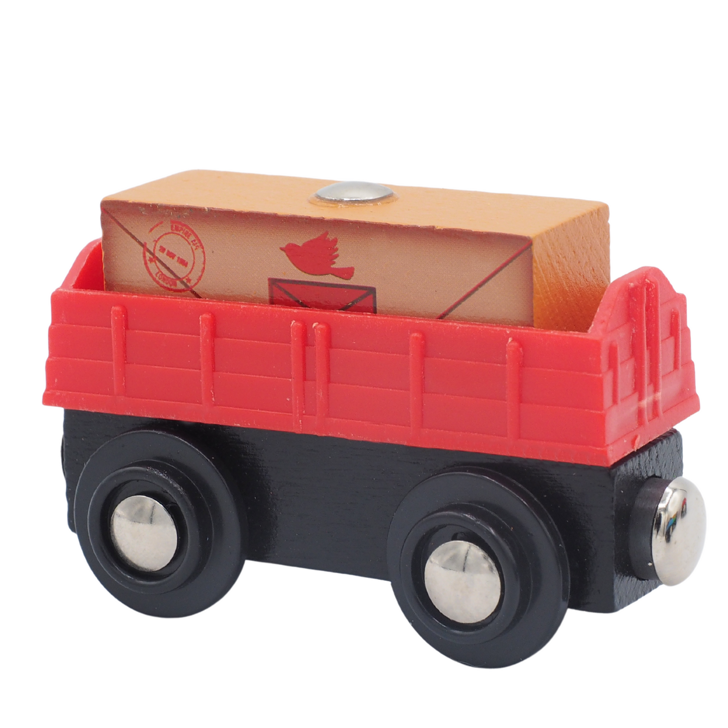 6 pack of Wooden Tenders for Wooden Train Tracks