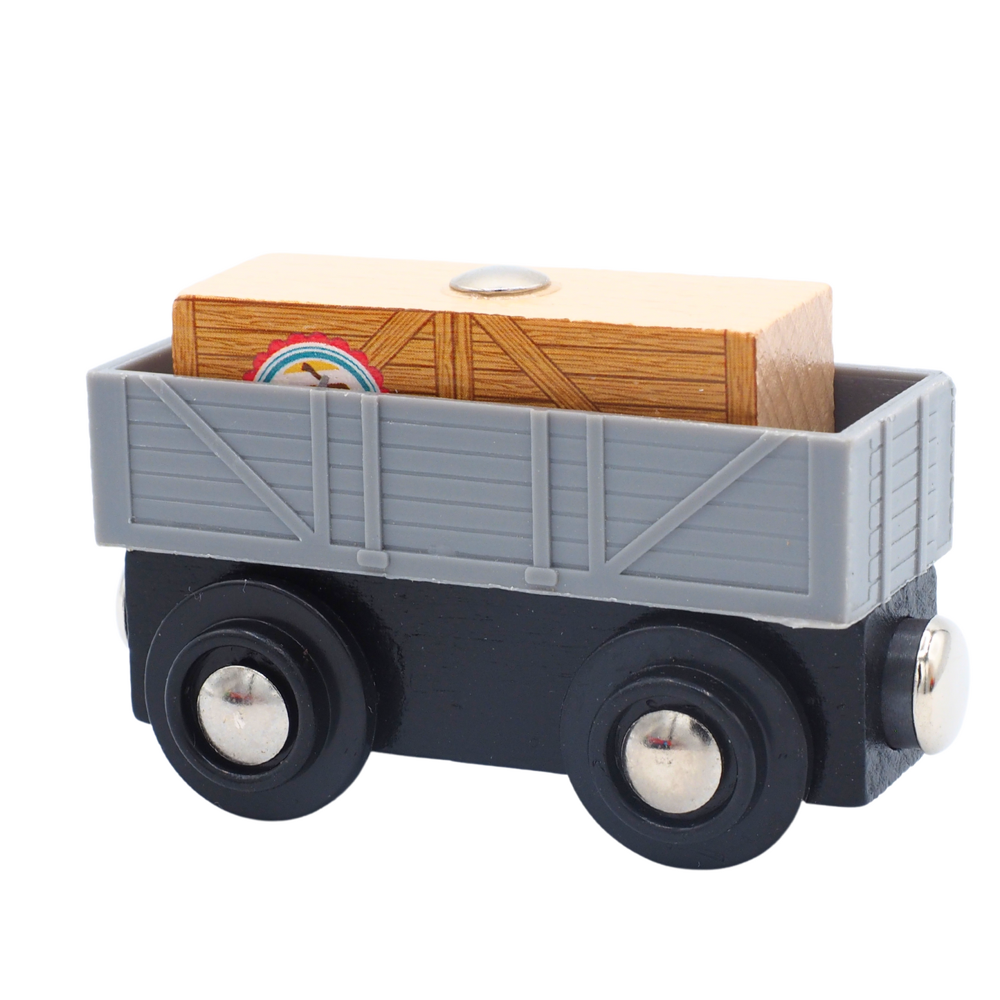 6 pack of Wooden Tenders for Wooden Train Tracks