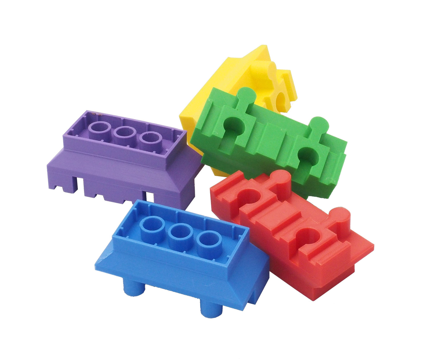 Wood Train Track Dual Railway Brio Duplo Connectors Full Set | Thomas, Ikea, Imaginarium, Melissa & Doug | Creative Holiday Gifts for Kids